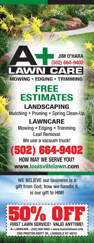 leaf removal flyer